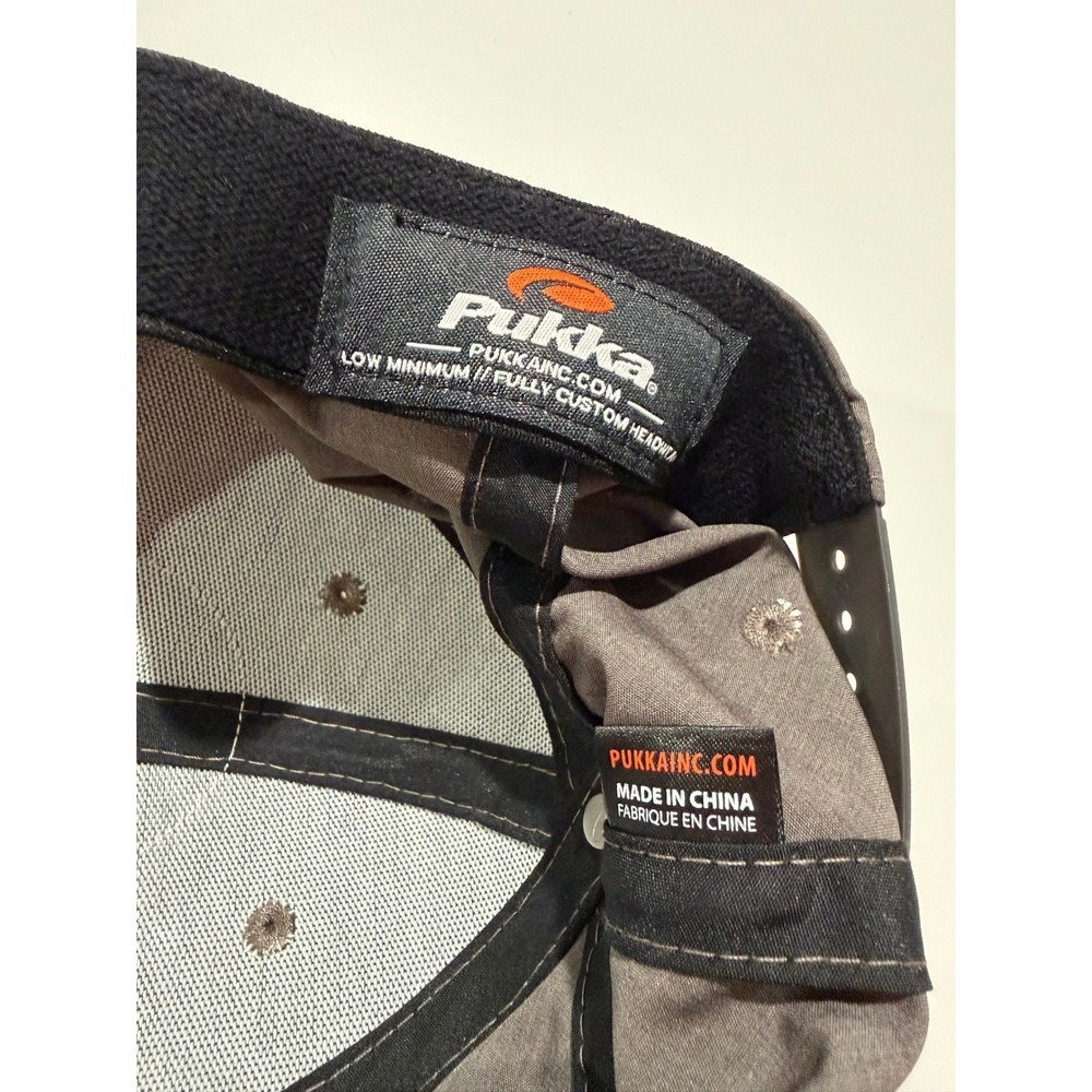 Pukka TriTech Tee It Up Fore Mental Health Golf Hat Gray Snapback SPF 30 Cap - Picture 14 of 15